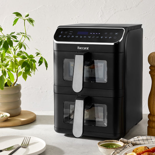Baccarat 2 Stack Air fryer 11L Black
