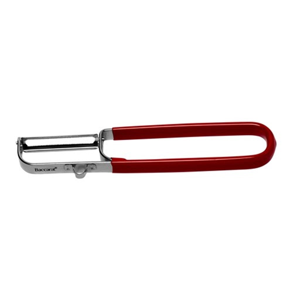 a sharp vegetable peeler with a comfortable handle and stainless steel blade - Baccarat cuisine pro
