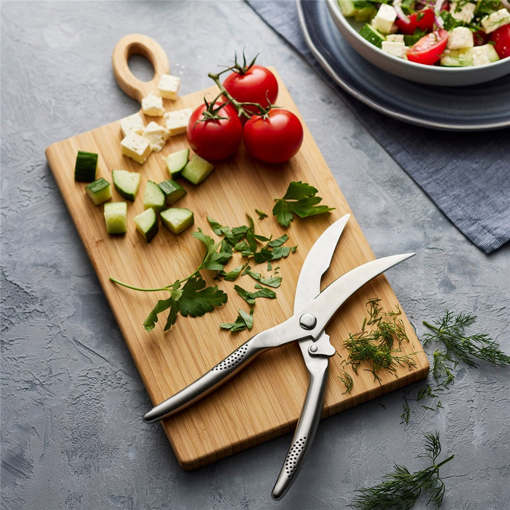Baccarat rock saucepan with lid placed on wooden surface with fresh ingredients - Baccarat
