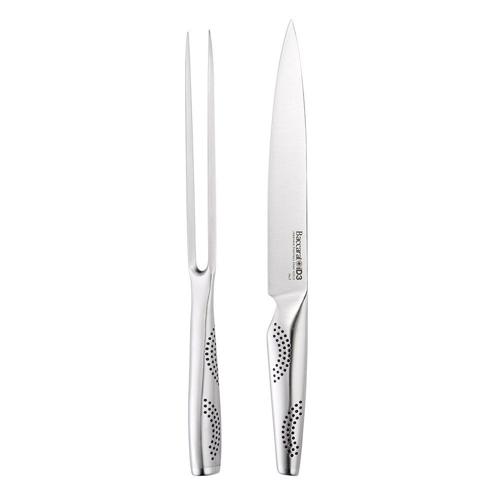 Sharp carving knife for effortless slicing in elegant silver - Baccarat id3 carving knife 20cm -