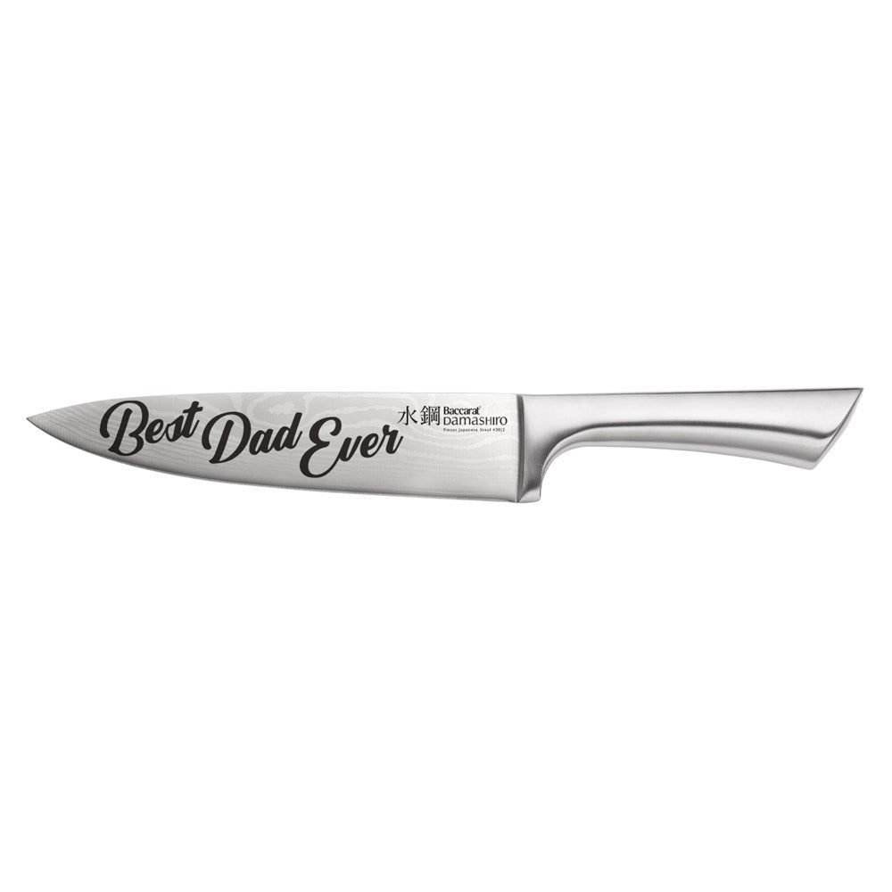 Elegant chef's knife with a 20cm blade in a stunning design - best dad ever Baccarat damashiro
