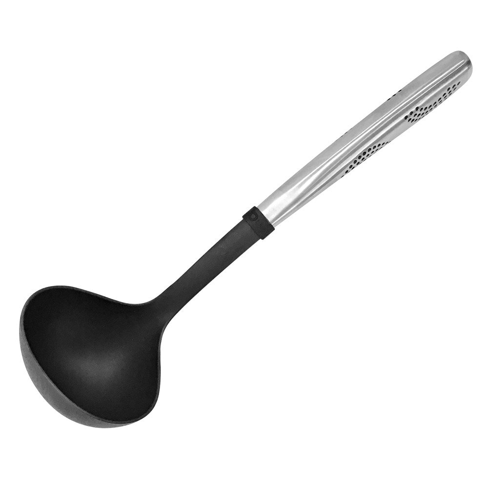 Solid turner with a black head and stainless steel handle for easy flipping - Baccarat
