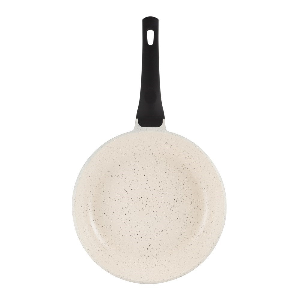 roasted vegetables on a beige interior kitchen counter - Baccarat ceramix non stick frypan 28cm
