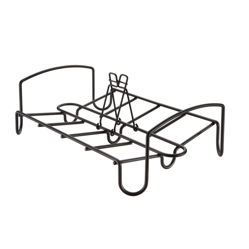 Black metal wire dish rack simple design ideal for small spaces kitchen organizer - Baccarat gourmet