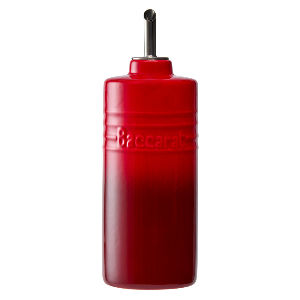 Baccarat le connoisseur oil bottle 300ml red on a blue background - Baccarat