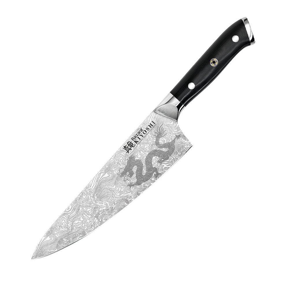Stainless steel kitchen knives with black handles 8 piece steak knife fork set - Wolfgang Starke