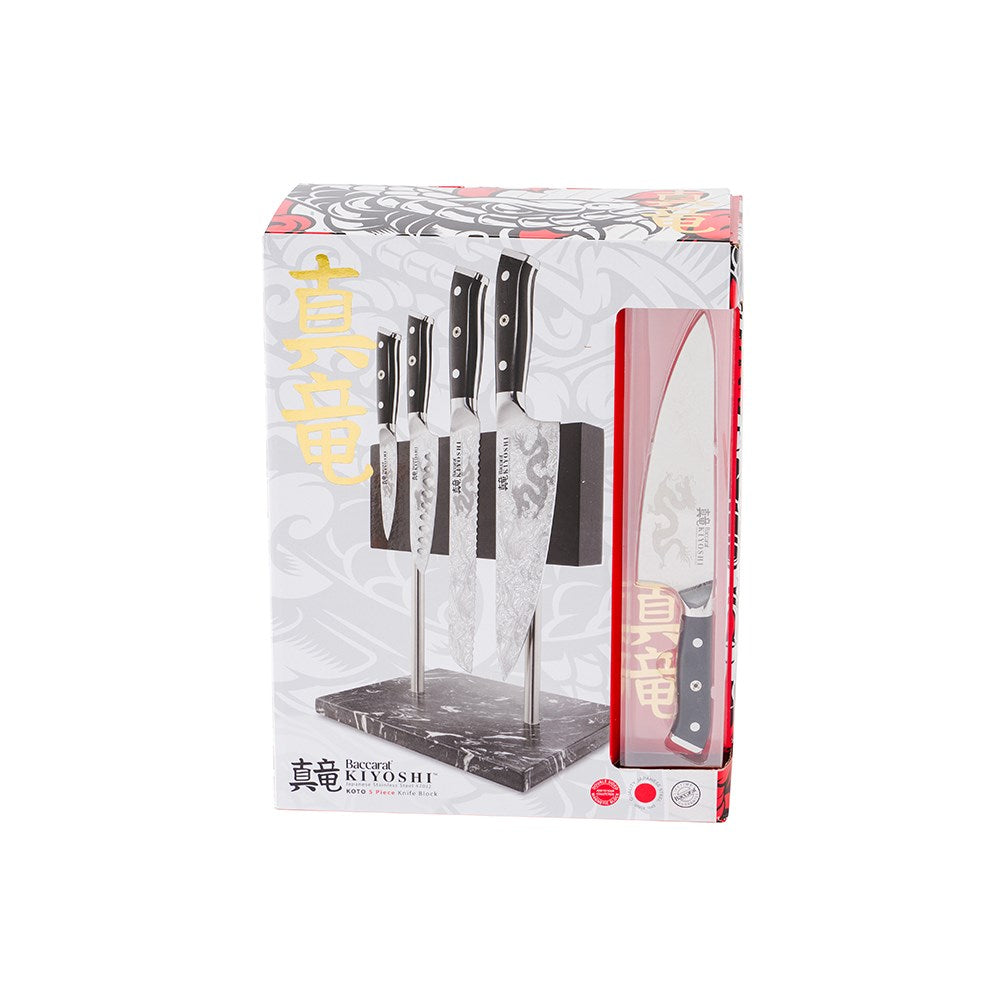 Stainless steel kitchen knives with black handles 8 piece steak knife fork set - Wolfgang Starke