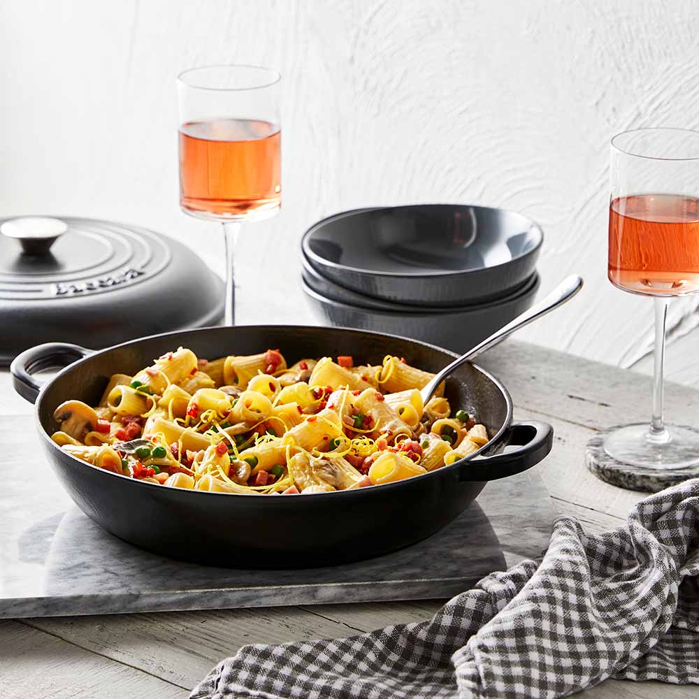 Baccarat Le Connoisseur Cast Iron French Saute Pan 31cm Black