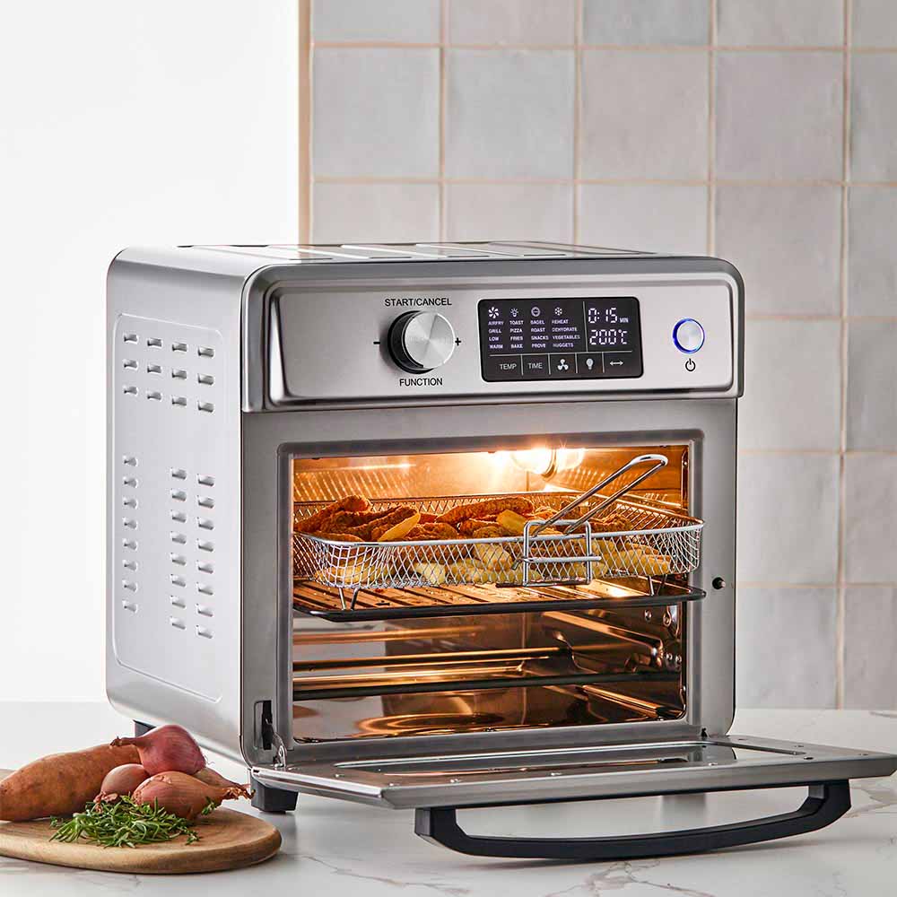 Air fryer oven with advanced features and sleek design - Baccarat the ultimate fry xl air fryer oven