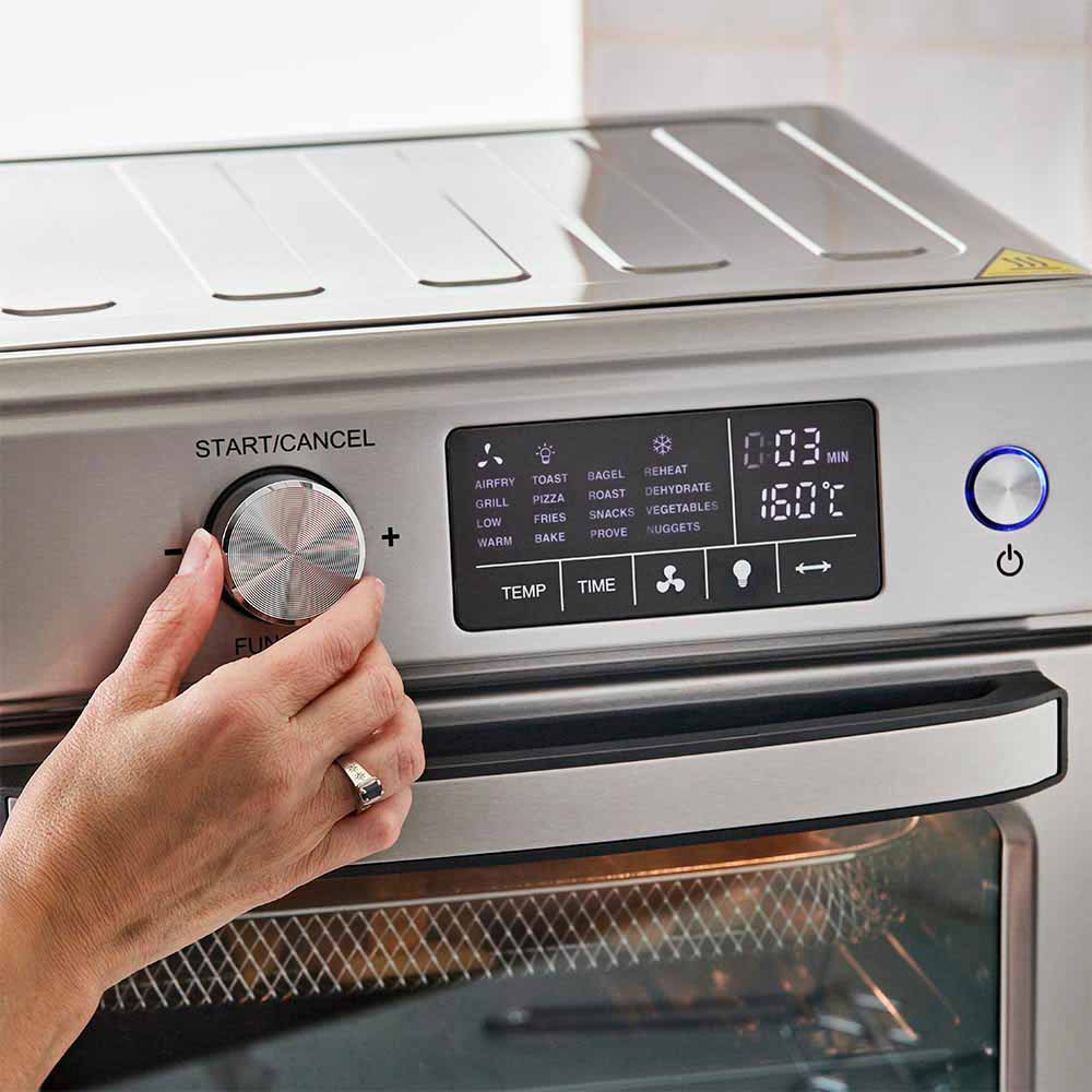 Air fryer oven with advanced features and sleek design - Baccarat the ultimate fry xl air fryer oven