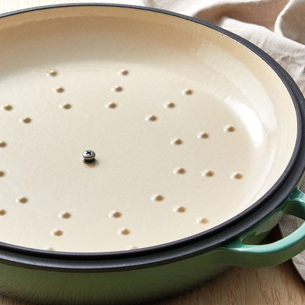 Baccarat Le Connoisseur Cast Iron French Saute Pan 31cm Moss