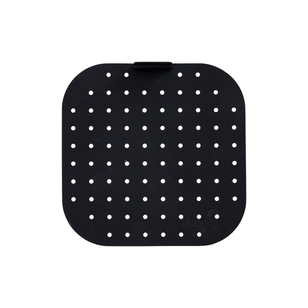 Black square shower head with multiple nozzles - Baccarat Airfryer Collapsible Pan Round