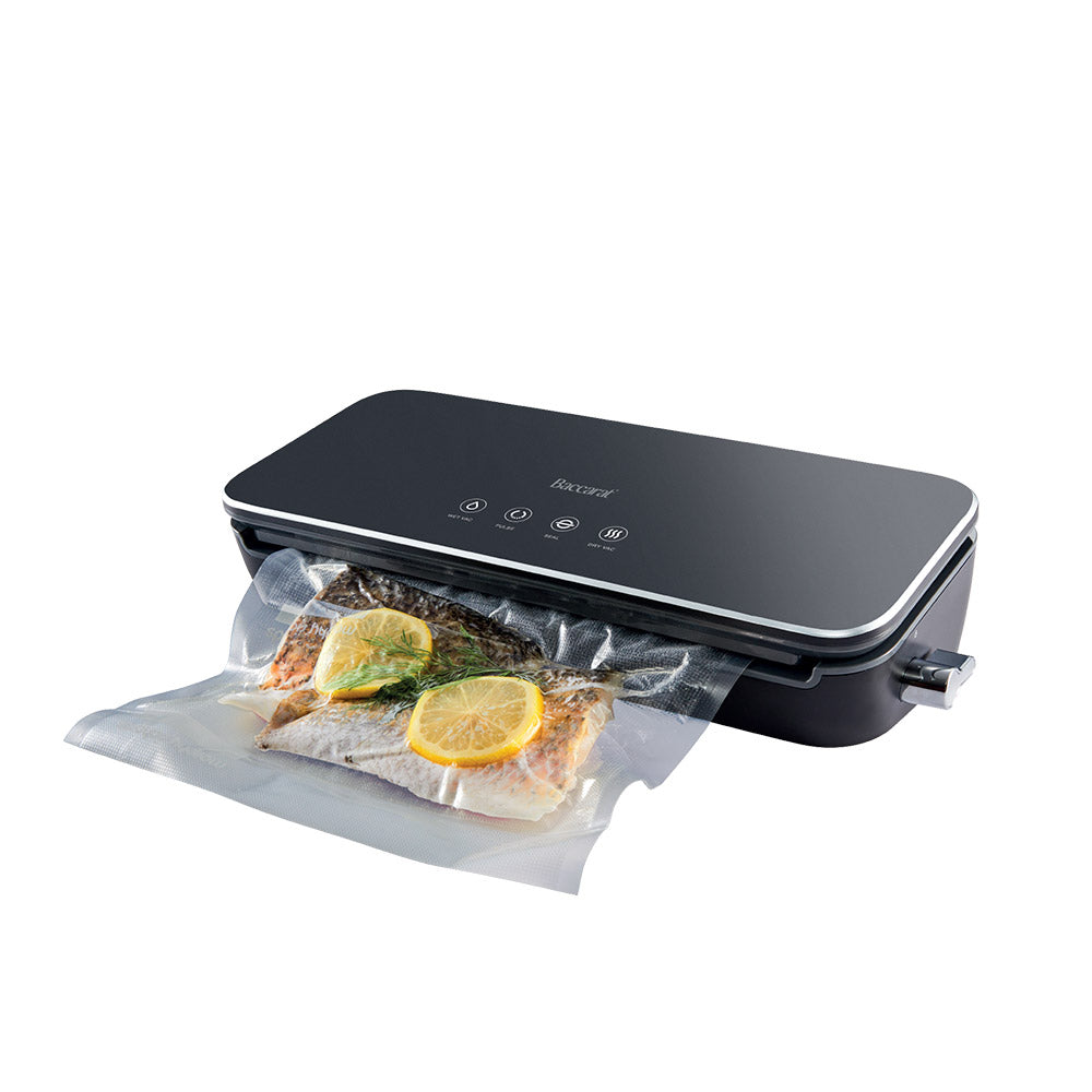 Open UV sterilizer box with white light tube and black exterior compact air fryer 5 7l - Baccarat