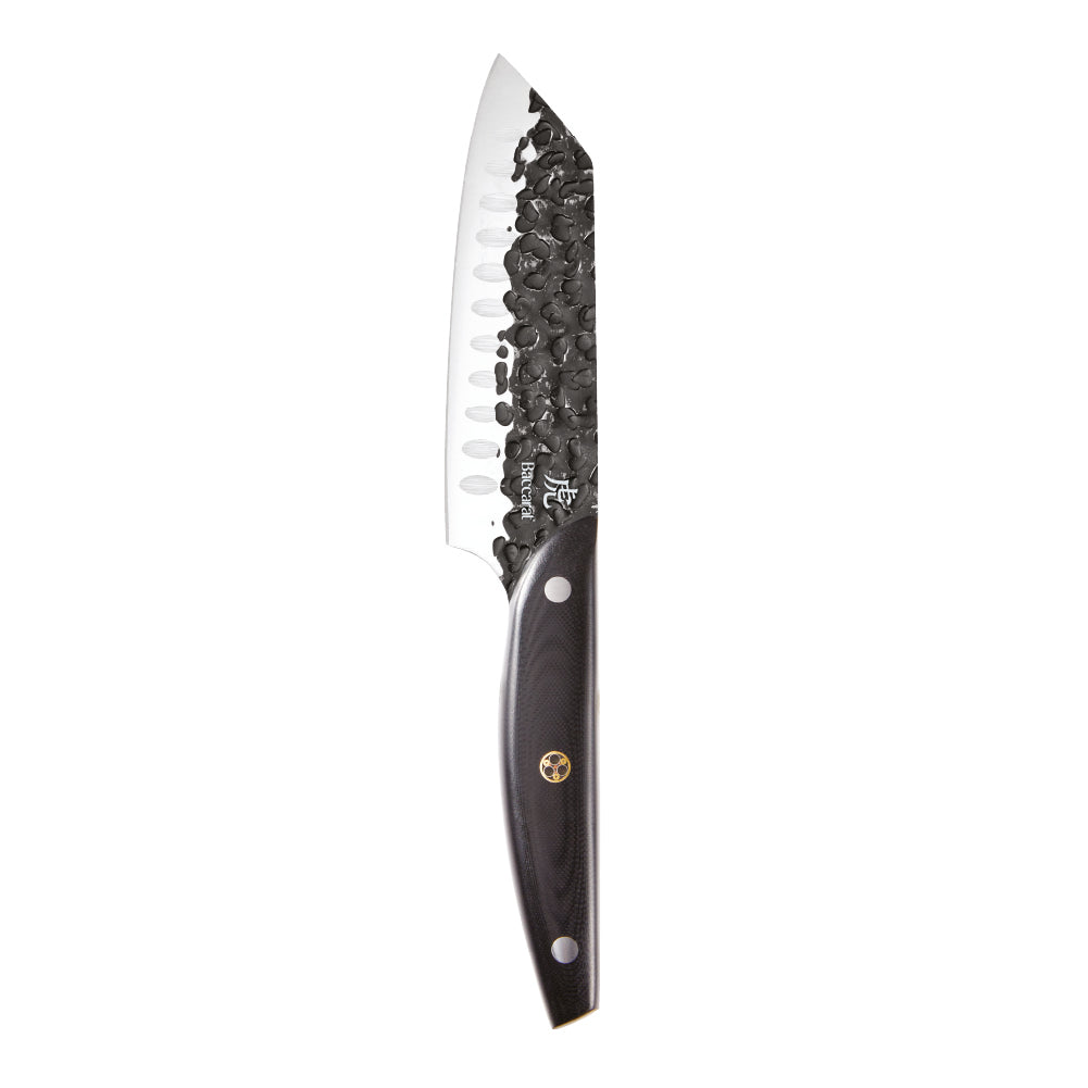 Baccarat KUROI KIBA Santoku Knife 14cm Japanese Steel at Baccarat
