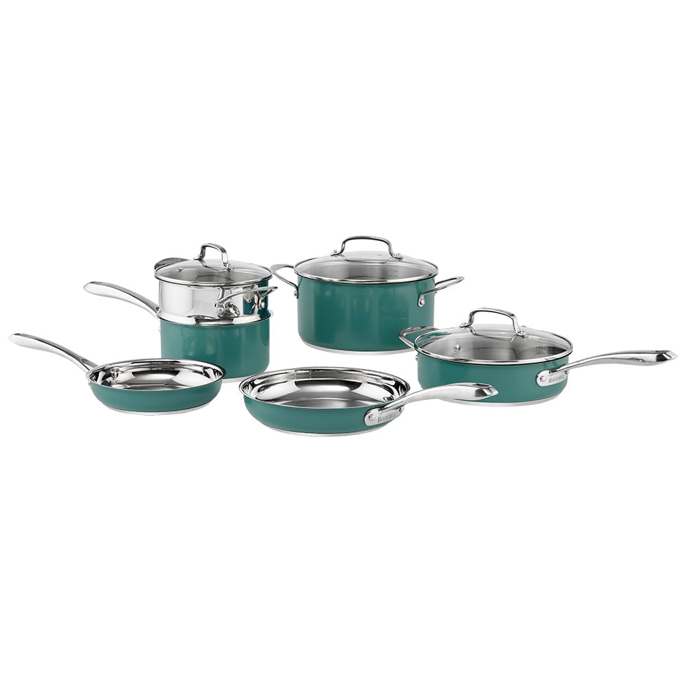 Baccarat SIGNATURE 6 Piece Cookware Set Forest Green at Baccarat