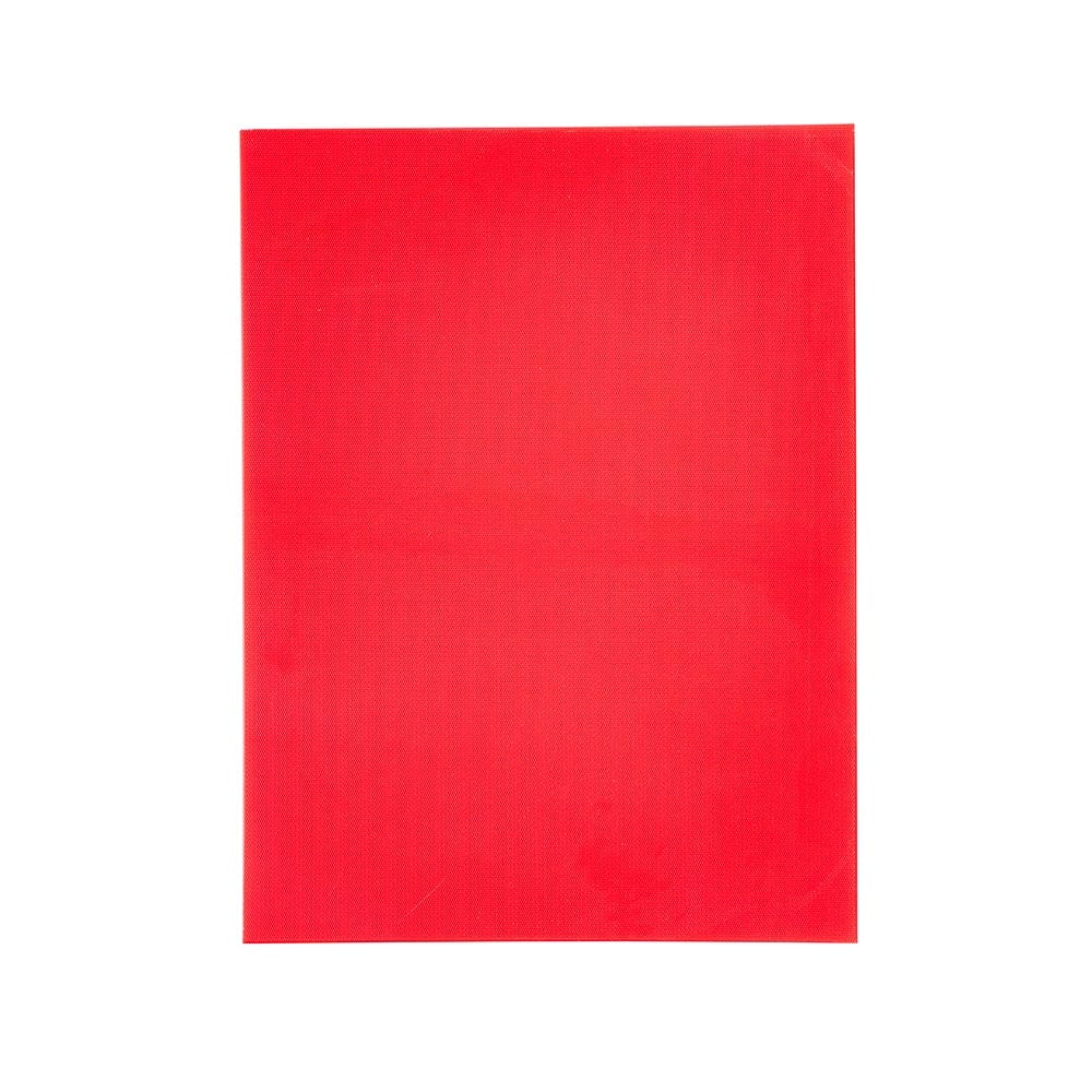 a vibrant red cutting board showcasing fresh ingredients and culinary tools - Baccarat