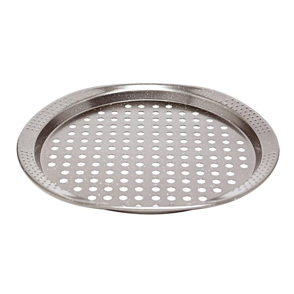 Granite pizza crisper tray with perforated base perfect for baking crispy pizzas - Baccarat