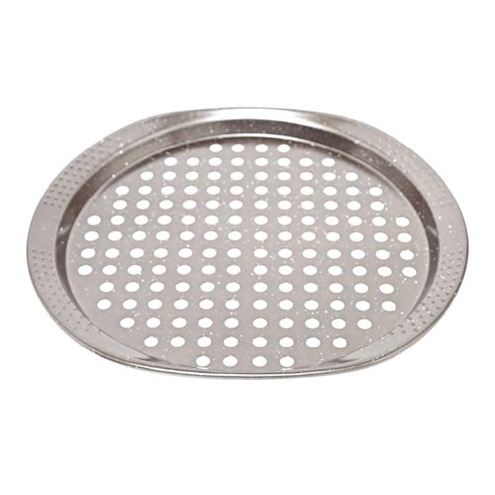 Granite pizza crisper tray with perforated base perfect for baking crispy pizzas - Baccarat