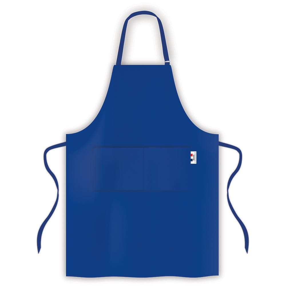 Durable kitchen apron with front pocket and adjustable neck strap blue kitchen apron - Baccarat