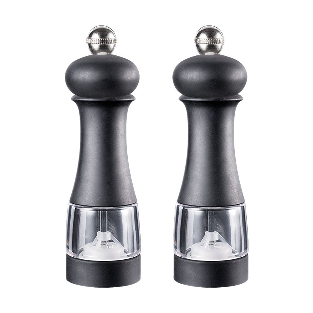Elegant 18cm salt and pepper mills with transparent design for easy viewing - Baccarat