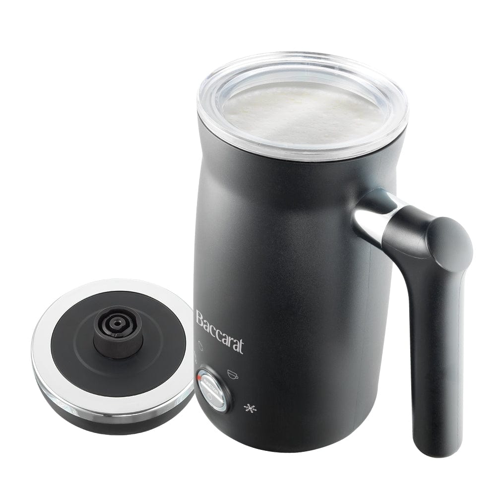 Close-up of an electric milk frother with sleek design and black handle - Baccarat the Perfect Froth