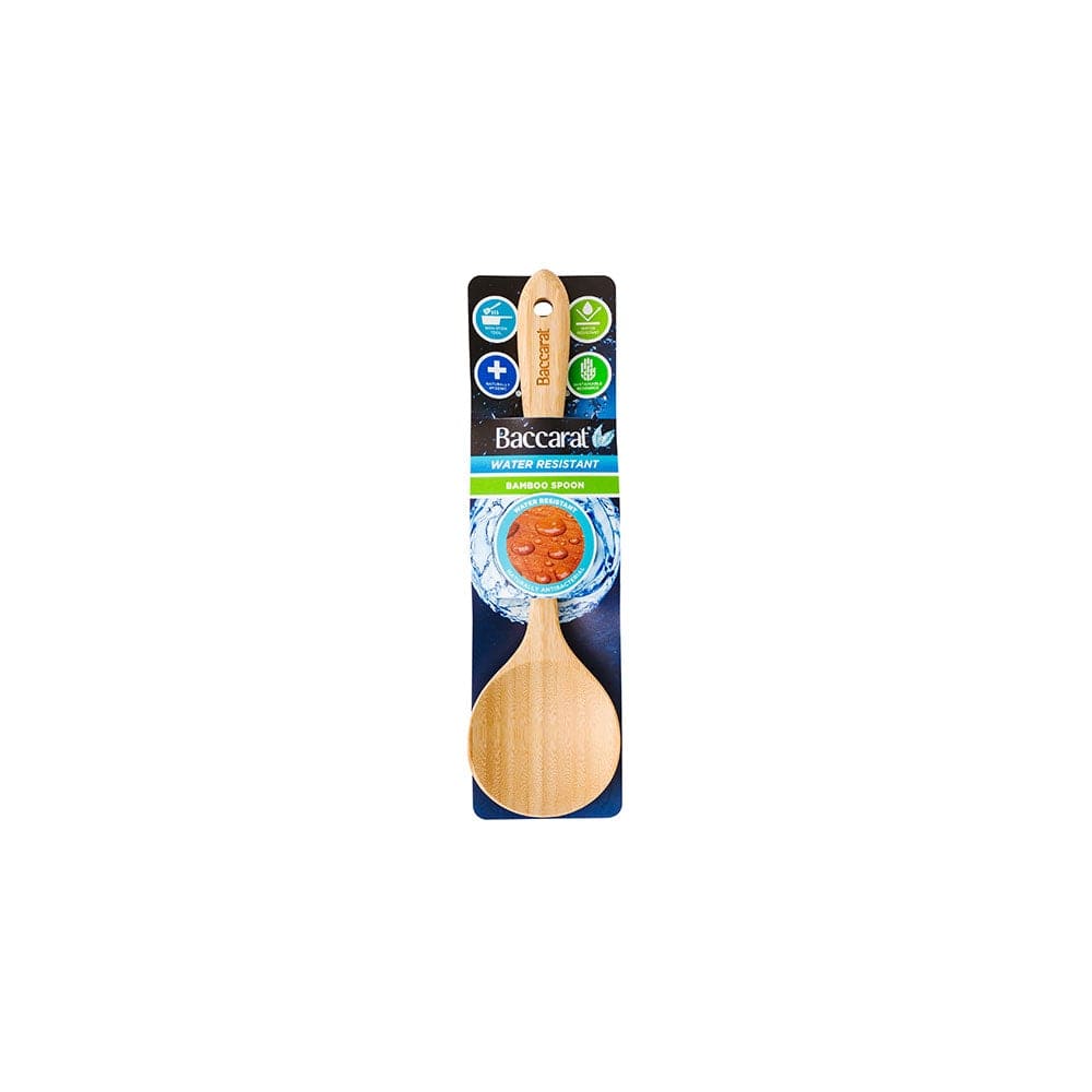Bamboo spoon designed for water resistance in natural color and eco-friendly style - Baccarat