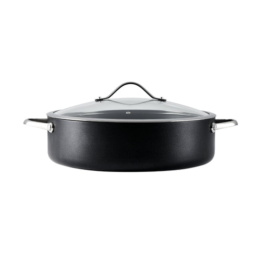 Baccarat iD3 Hard Anodised Saute Pan With Lid 32cm