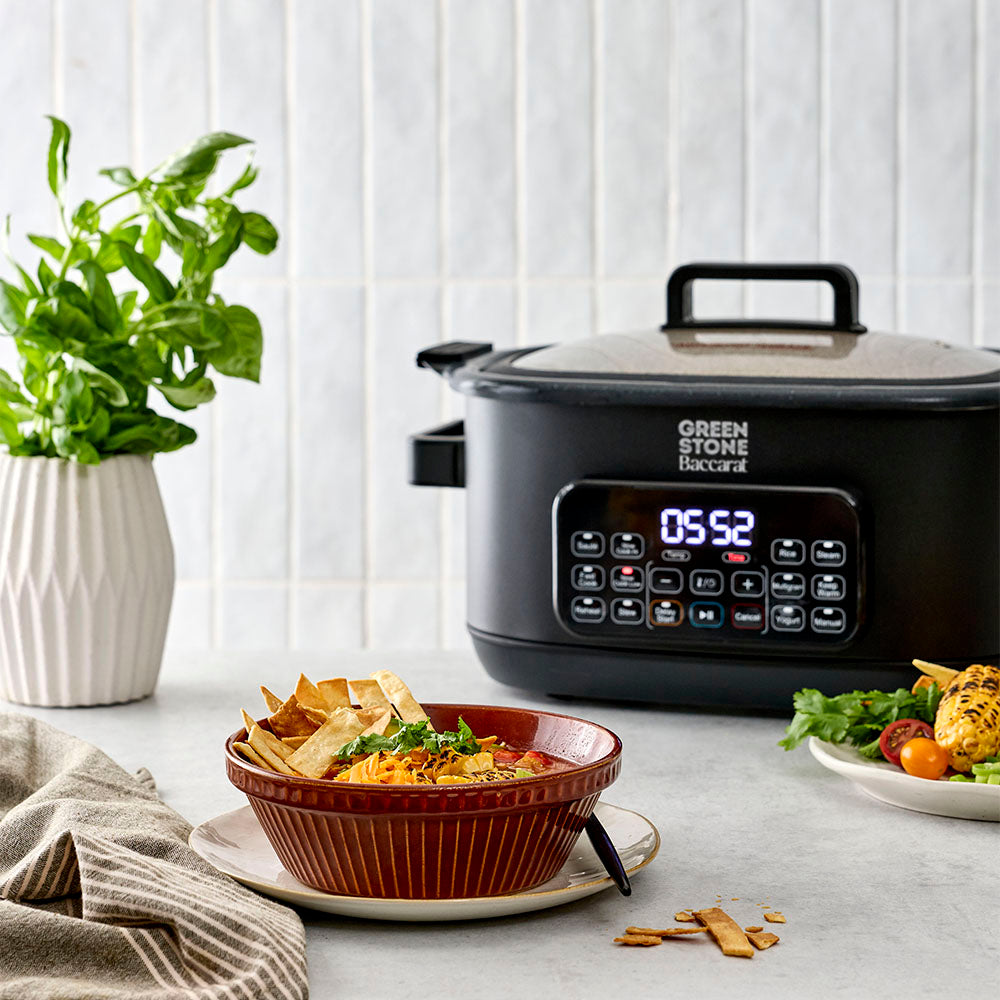 Baccarat GREEN STONE Slow Cooker 6L Black