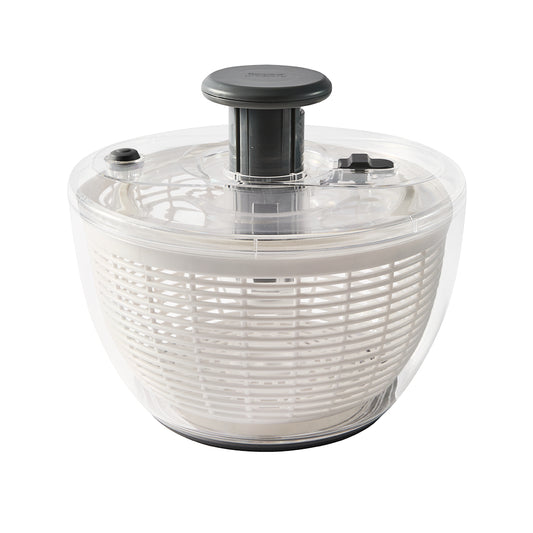 Baccarat Prepare Salad Spin 3.6L with black handle on a white background
