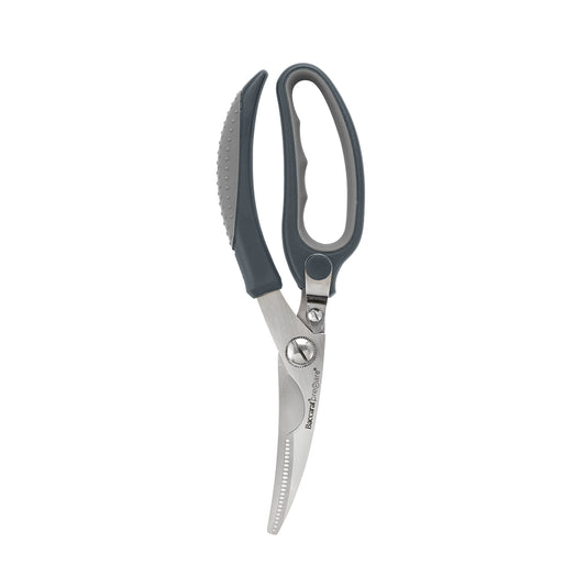 Baccarat Prepare Poultry Shears Stainless Steel on a white background.