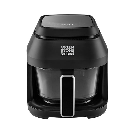 Baccarat GREEN STONE Air Fryer Glass 4.5L on a white background.