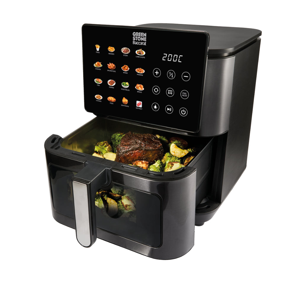 Baccarat GREEN STONE Air Fryer LED 9L Black
