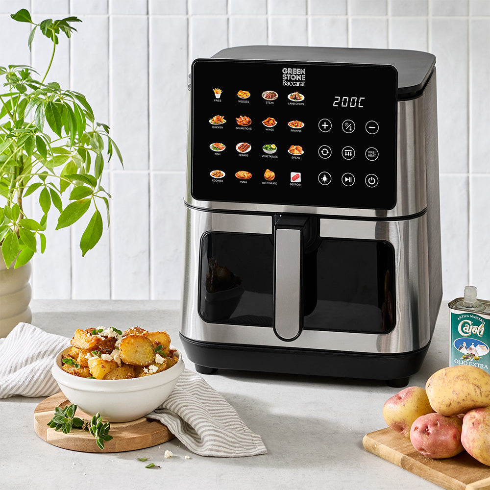 Baccarat GREEN STONE Air Fryer LED 9L Stainless Steel