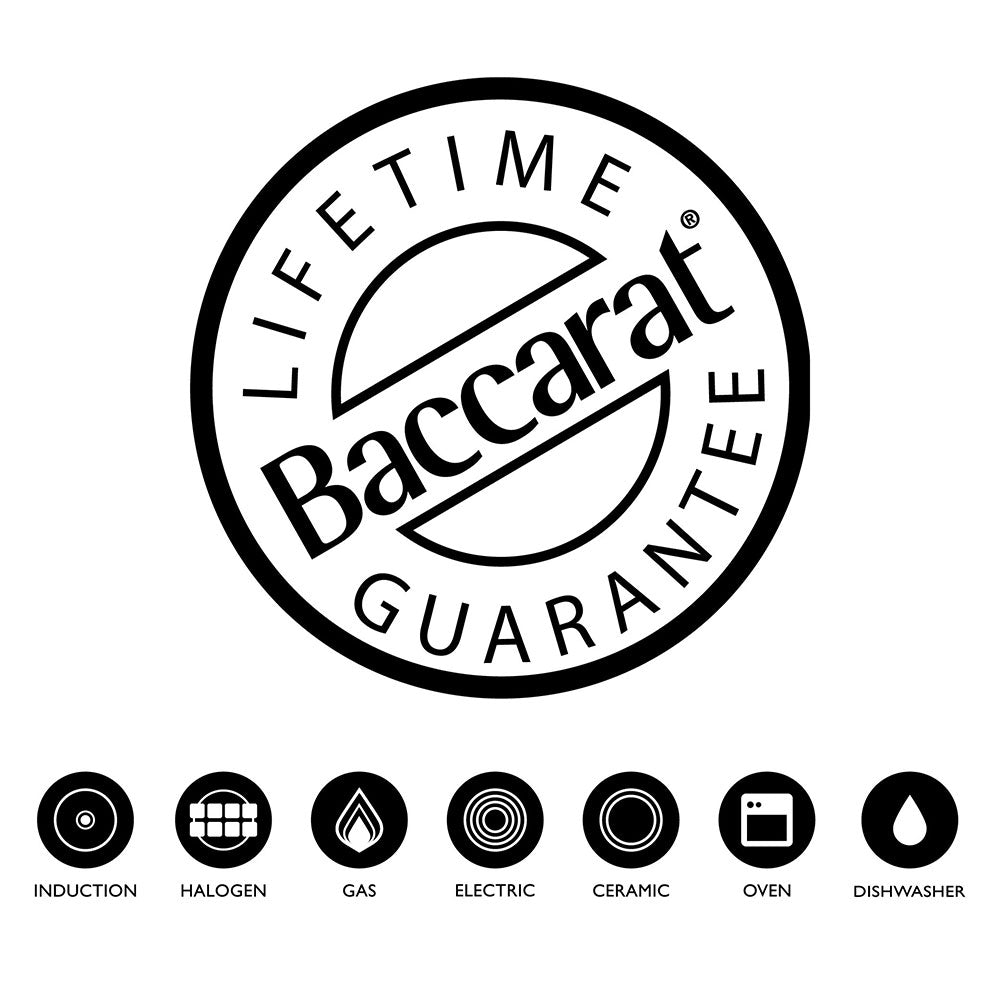 Nonstick frying pan with a comfortable grip elegant black finish - Baccarat Iconix Frypan 26cm