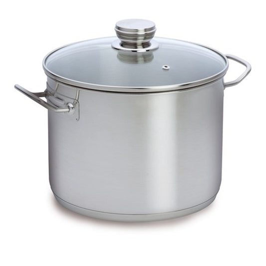 Baccarat Gourmet 24cm 7.6L Stainless Steel Stockpot with Glass Lid