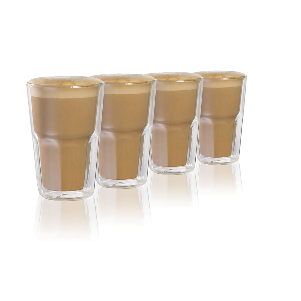 Baccarat Barista Facet Double Wall Glass Medium 345ml Set of 4