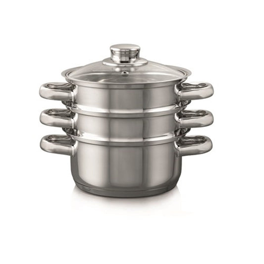 Baccarat Gourmet 3 Tier Stainless Steel Steamer Set 18cm