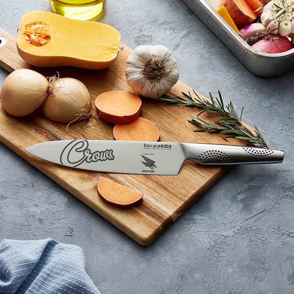 Baccarat iD3 Chefs Knife 20cm AFL Adelaide Crows at Baccarat