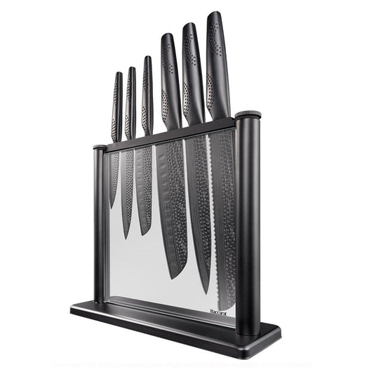 Baccarat iD3 BLACK SAMURAI Gozen Knife Block 7 Piece