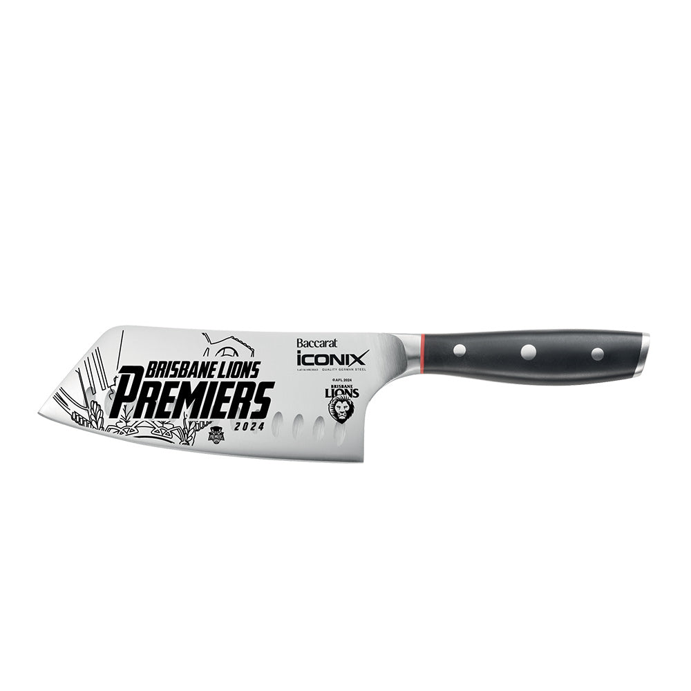 Personalisation for Baccarat iconiX Cleaver Knife 17.5cm Premiers 2024 Brisbane Lions