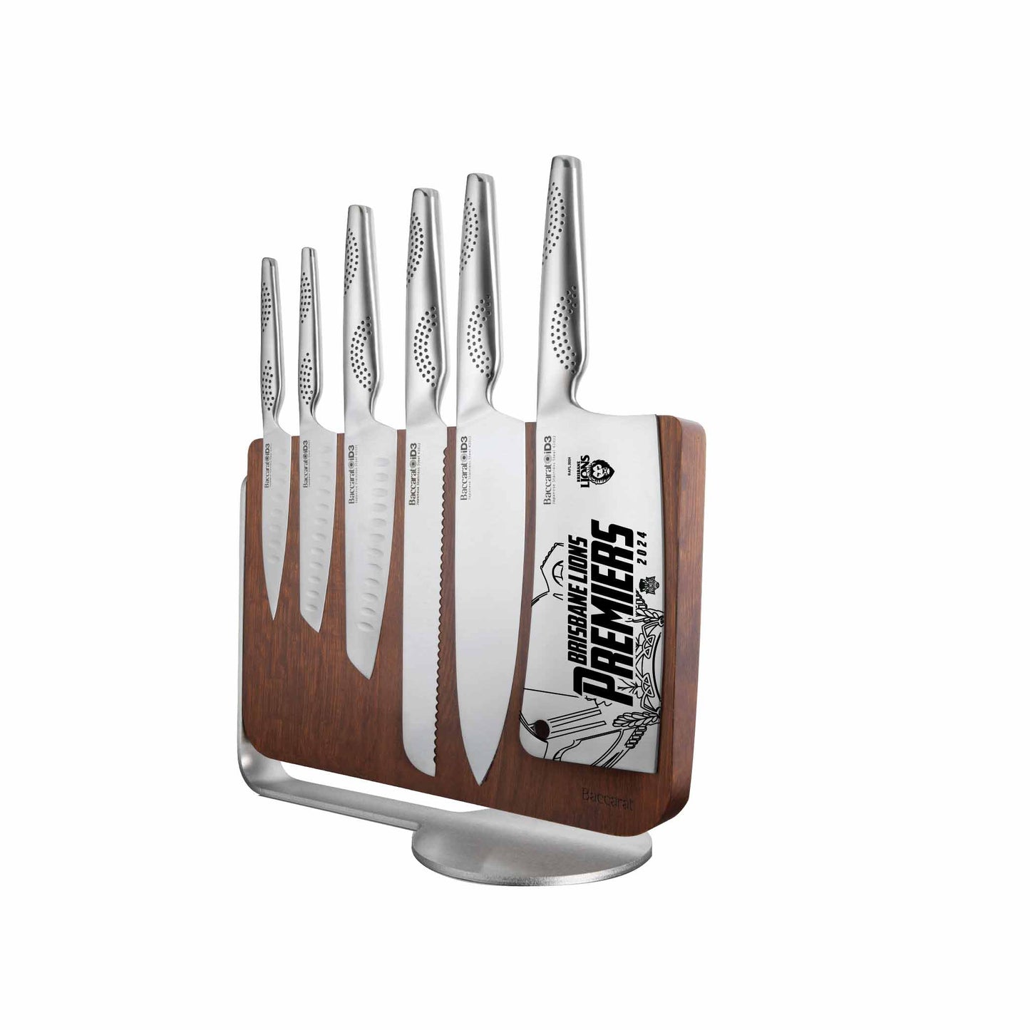 Baccarat iD3 Nakano 7 Piece Knife Block Premiers 2024 Brisbane Lions