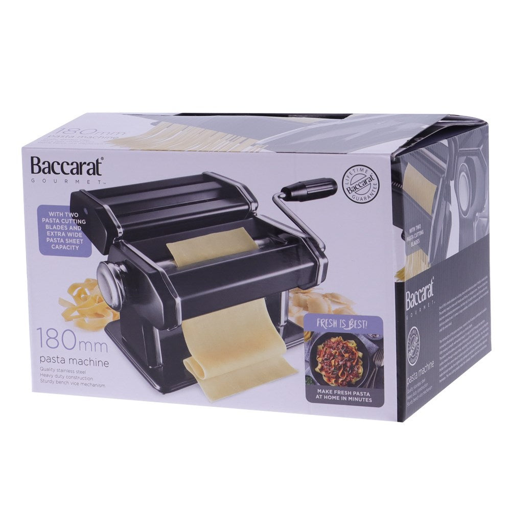 Baccarat Gourmet 180mm Pasta Machine Black