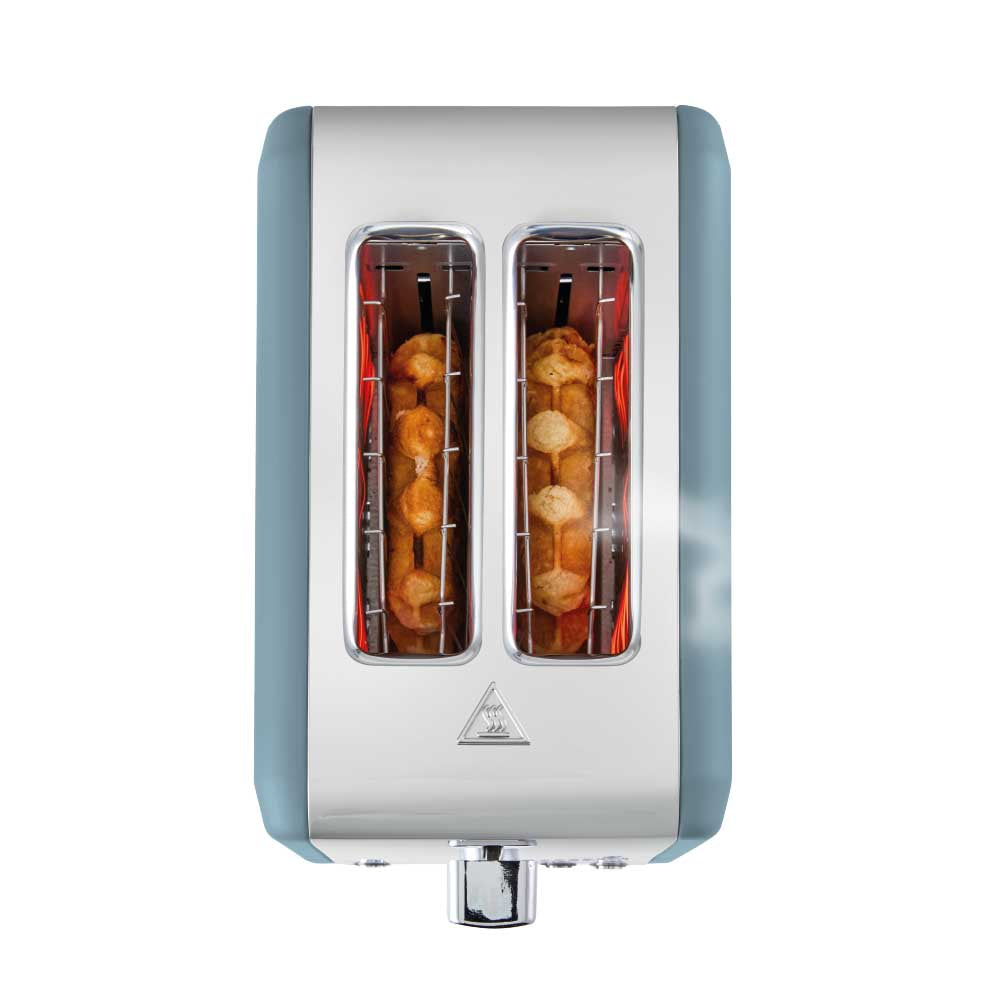 NOOK by Baccarat 2 Slice Toaster Denim