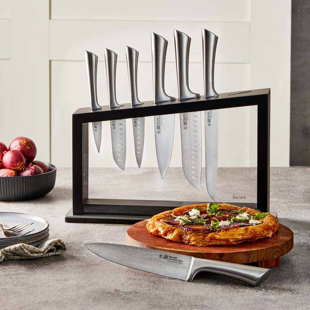 Baccarat Damashiro Satori 8 Piece Knife Block