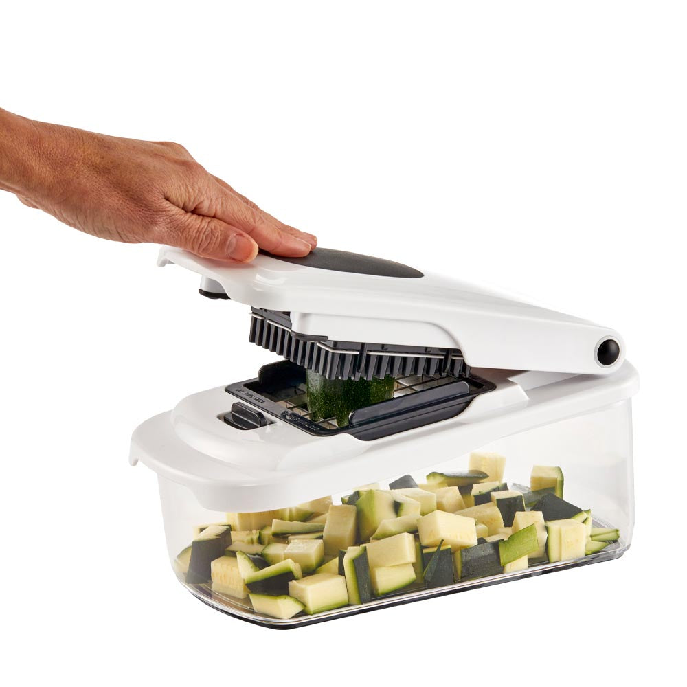 A versatile kitchen tool chopping vibrant ingredients with ease colorful vegetable slicer - Baccarat