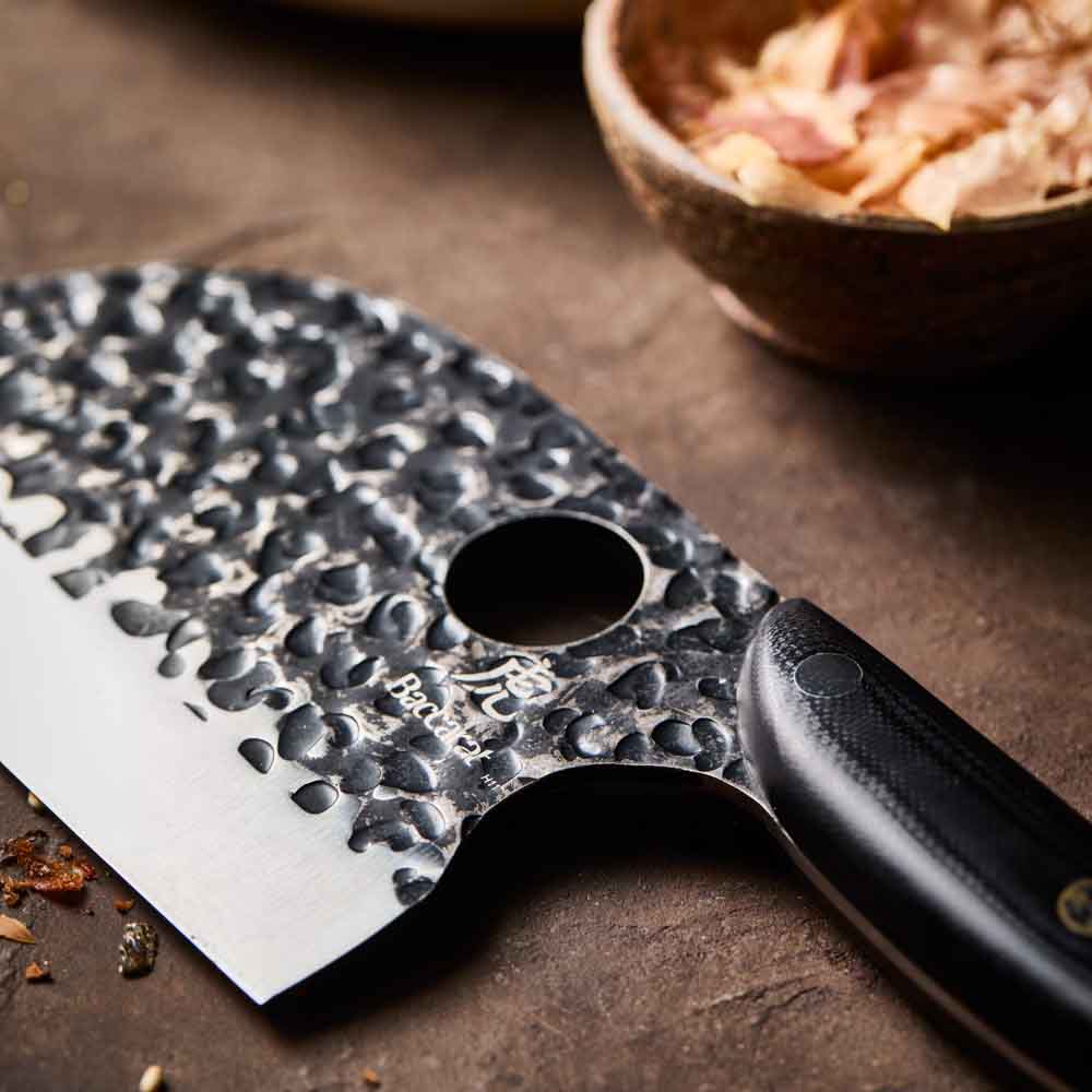 Baccarat KUROI KIBA Moon Knife 12.5cm detail image of blade at Baccarat