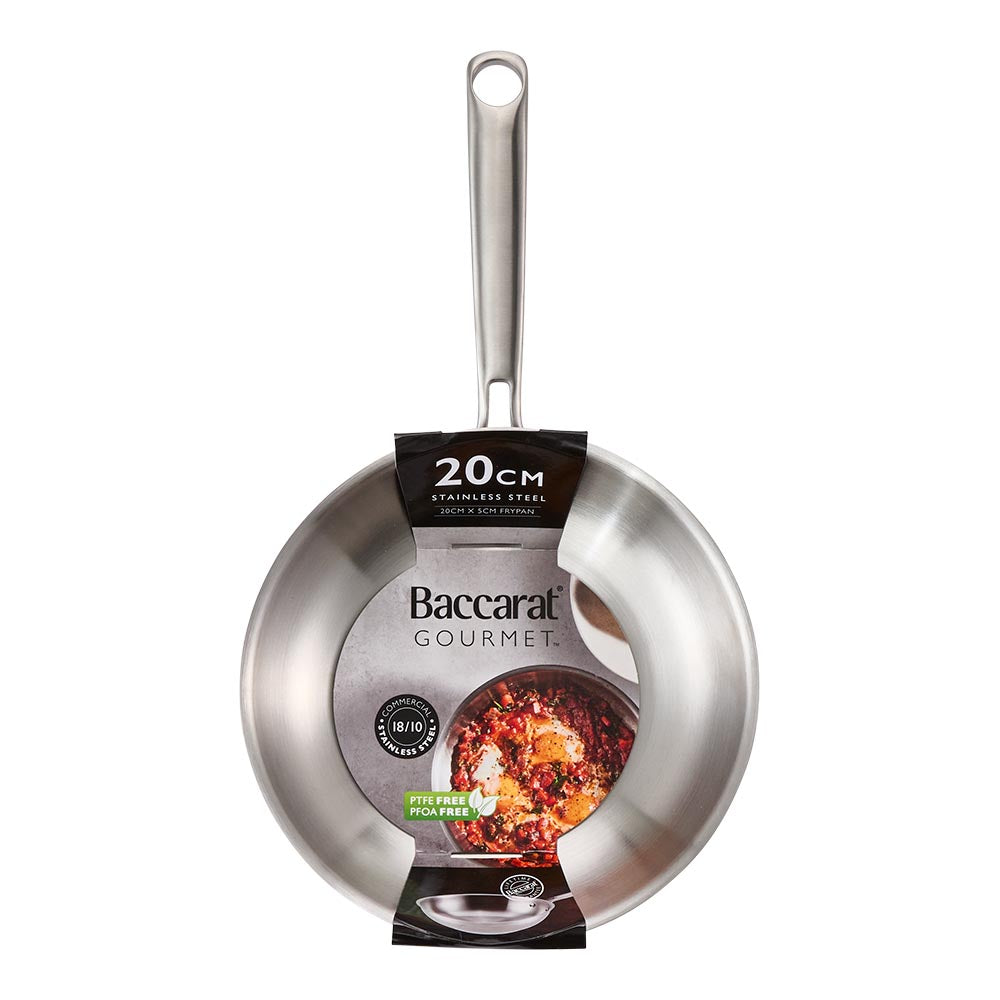 Baccarat Gourmet Stainless Steel Frypan 20cm packaging image at Baccarat