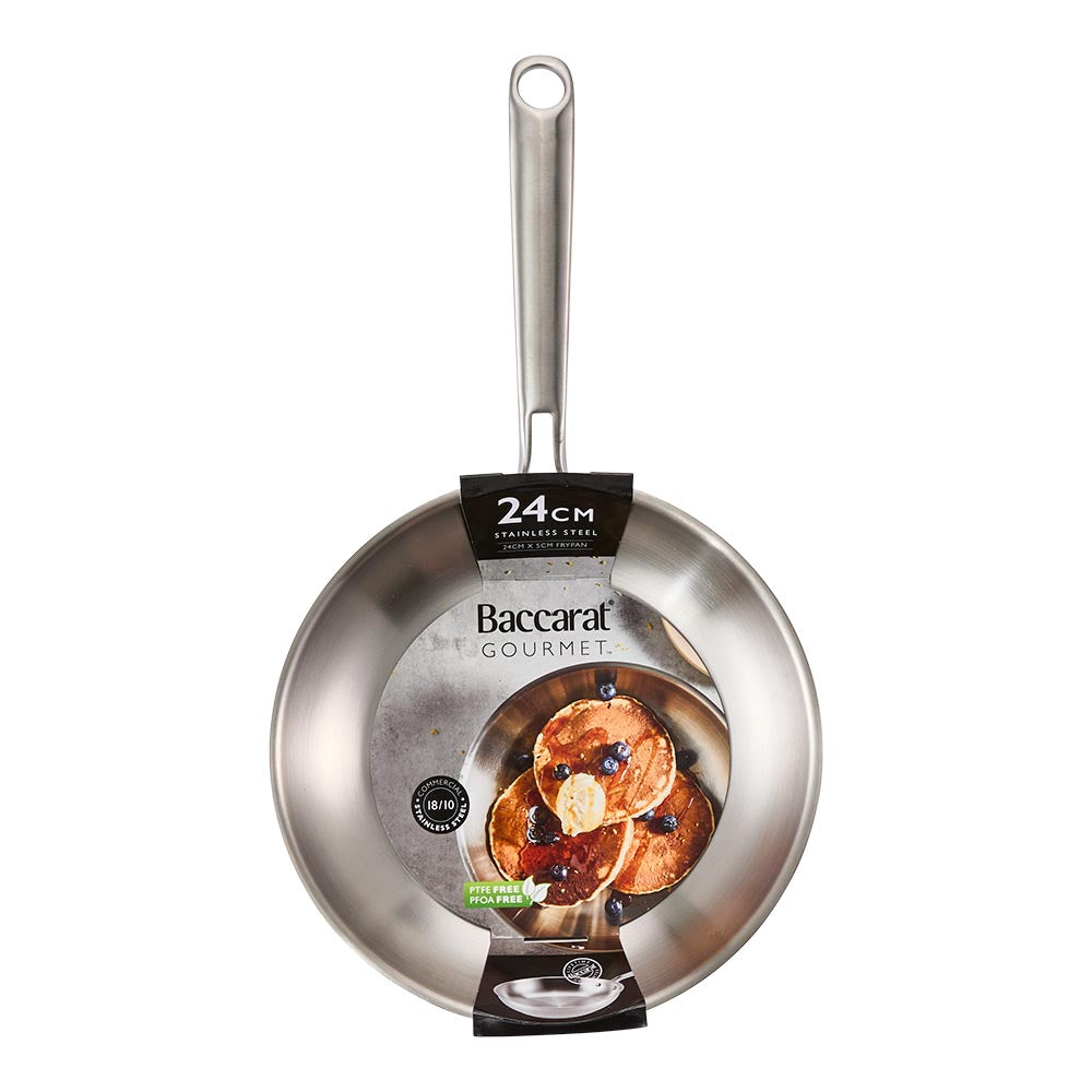 Baccarat Gourmet Stainless Steel Frypan 24cm packaging image at Baccarat