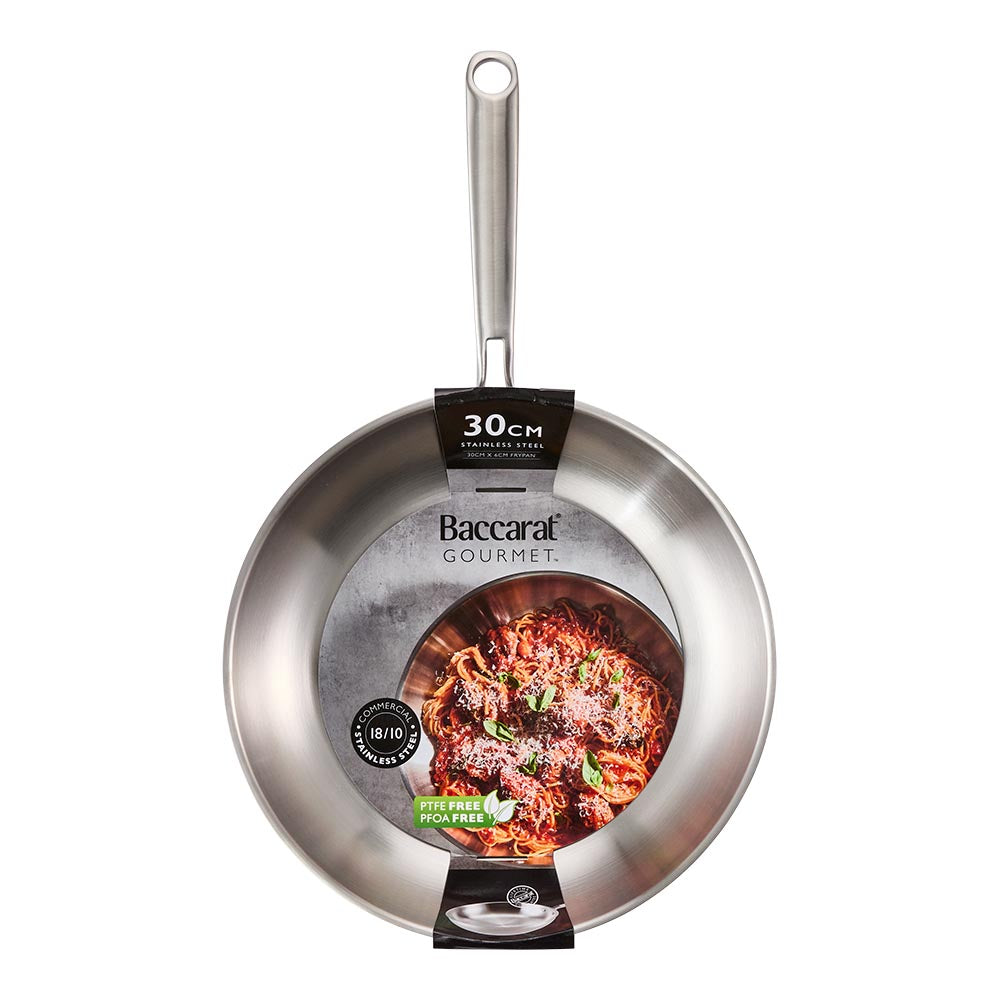 Baccarat Gourmet Stainless Steel Frypan 30cm packaging image at Baccarat