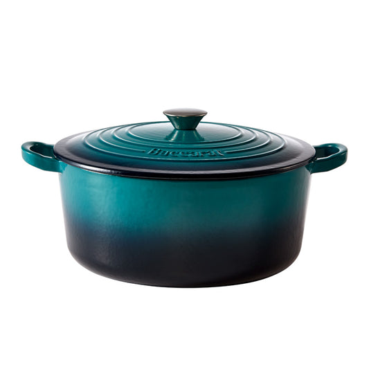 Baccarat Le Connoisseur Cast Iron Round French Oven 6.3L Lagoon Blue at Baccarat